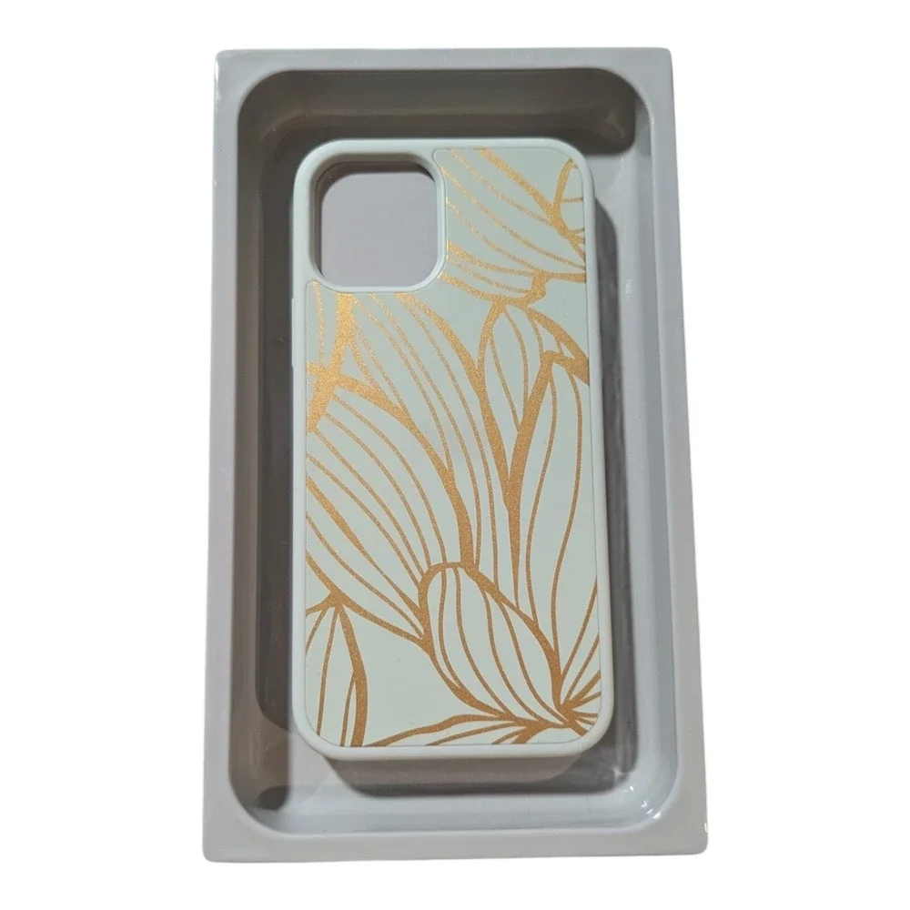 F2. Heyday Case For Apple iPhone 12 &‎ 12 Pro - Abstract Green/Gold (Open Box)